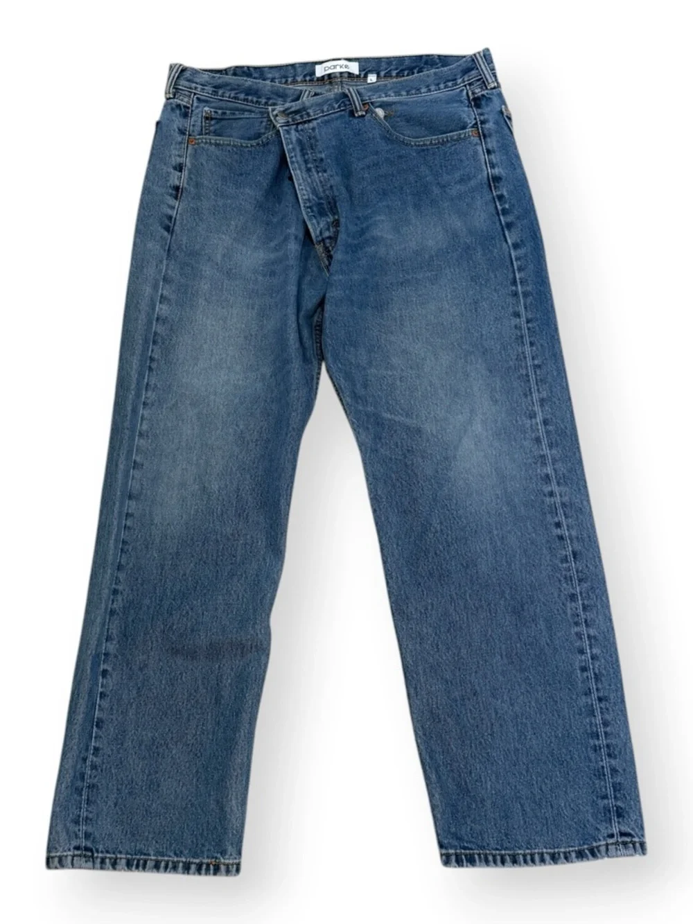 PARKE x Daily Drills Crossover Jean Large 31/32 Baggy Distressed - Picture 4 of 15